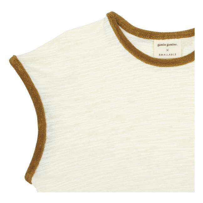 Exclusivité Gamin Gamine x Smallable - Set T-shirt + Bloomer Paulette Curry Camel
