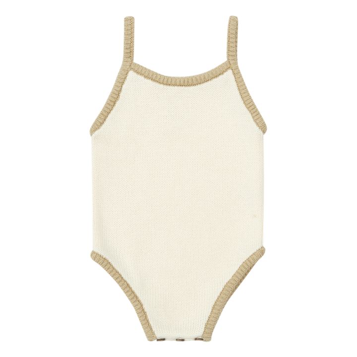 Scout Ribbed Knit Baby Bodysuit Olive green- Product image n°0