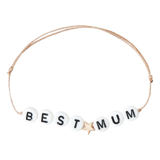 Bracelet Best Mum - Collection Femme  | Doré