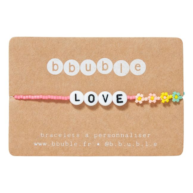 Rainbow Love Ankle Bracelet - Kids’ Collection - Pink
