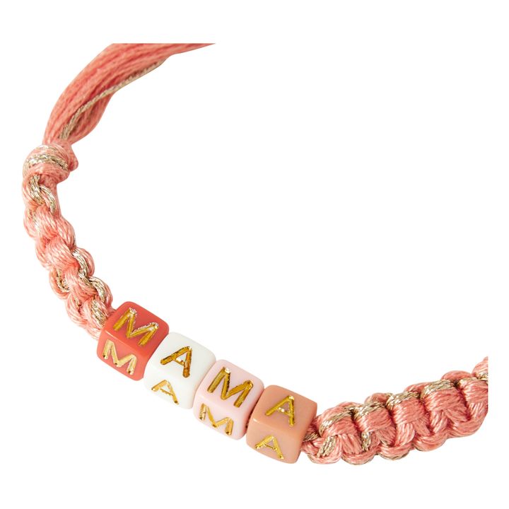 Bracelet Macramé Mama - Collection Femme - Rose- Image produit n°1