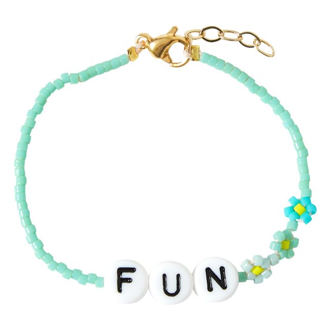 Rainbow Fun Bracelet - Kids’ Collection  | Turquoise