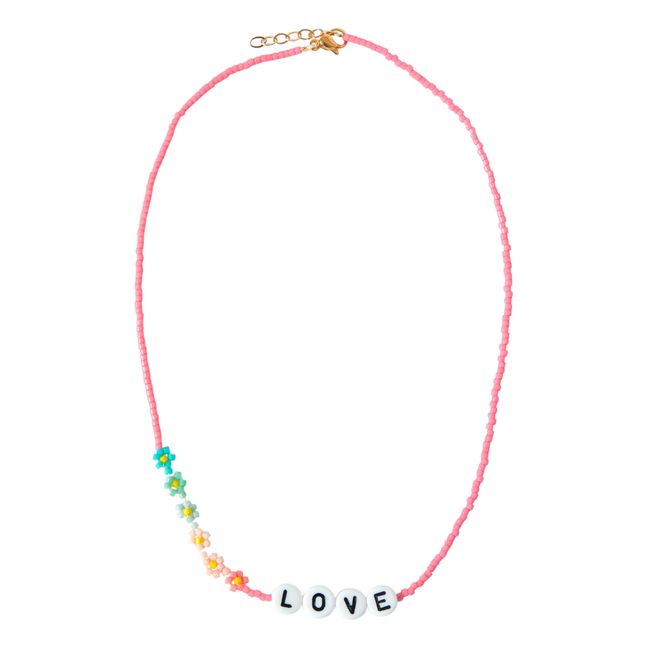 Rainbow Love Necklace - Kids’ Collection - Pink