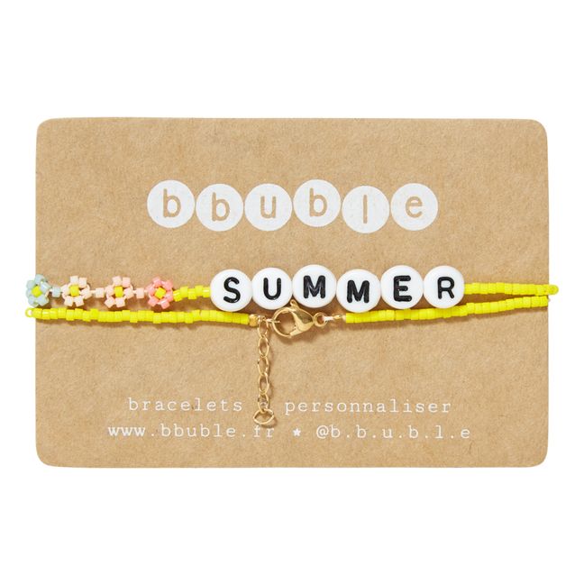 Rainbow Summer Necklace - Kids’ Collection  | Gelb