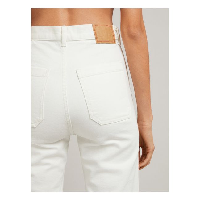 Jeans St Monica 5-tasche, in cotone biologico | Natural White