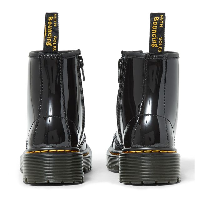 Boots Zippées Cuir Verni Sinclair Bex | Noir