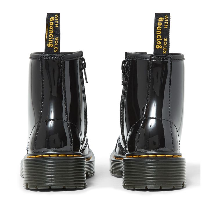 Stivali con zip, in pelle verniciata, modello: Sinclair Bex | Nero- Immagine del prodotto n°4