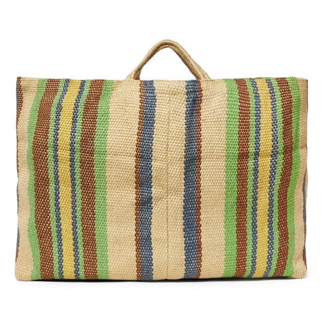 Sac Rayé Jute Extra Large | Beige
