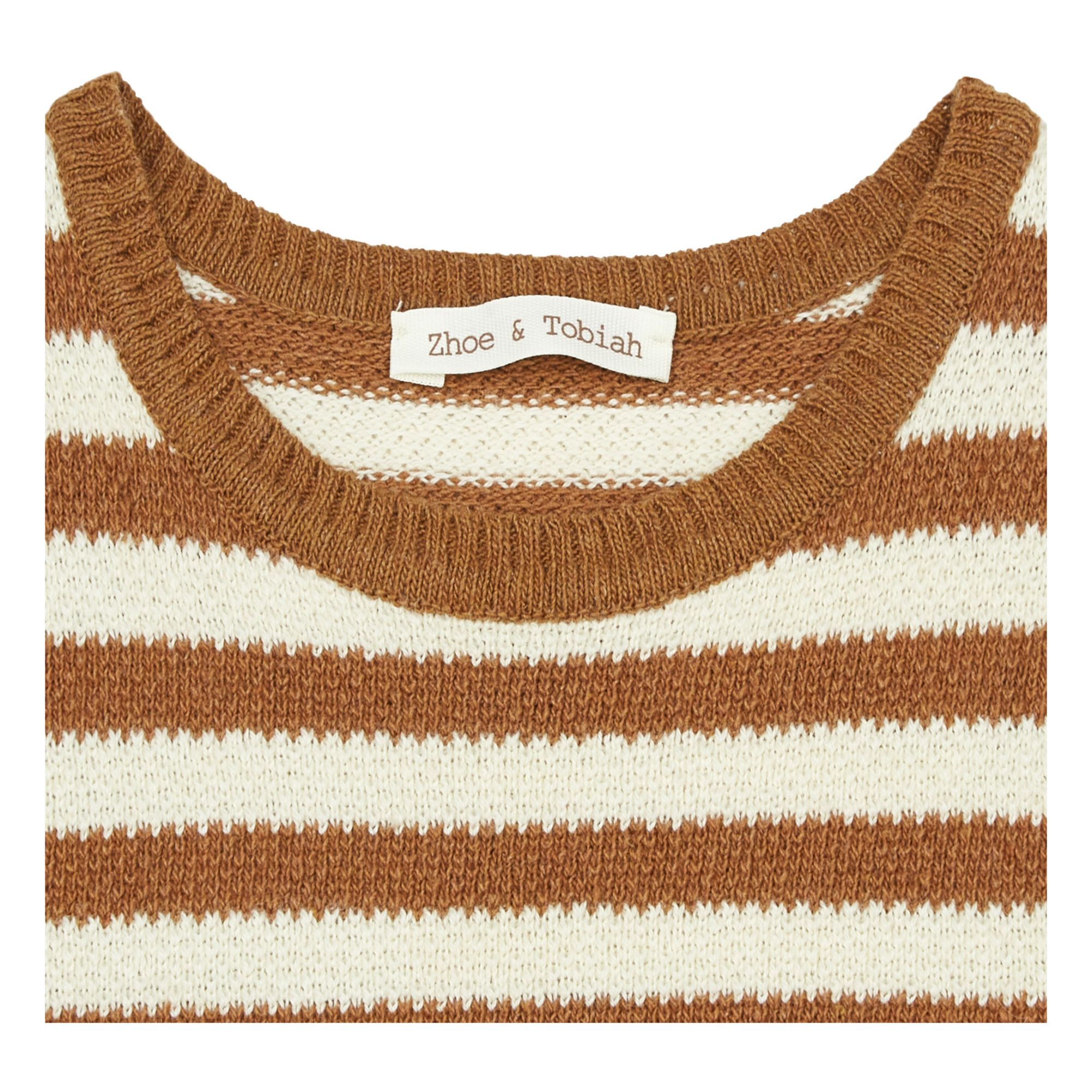 Striped Jumper Chocolate- Product image n°1