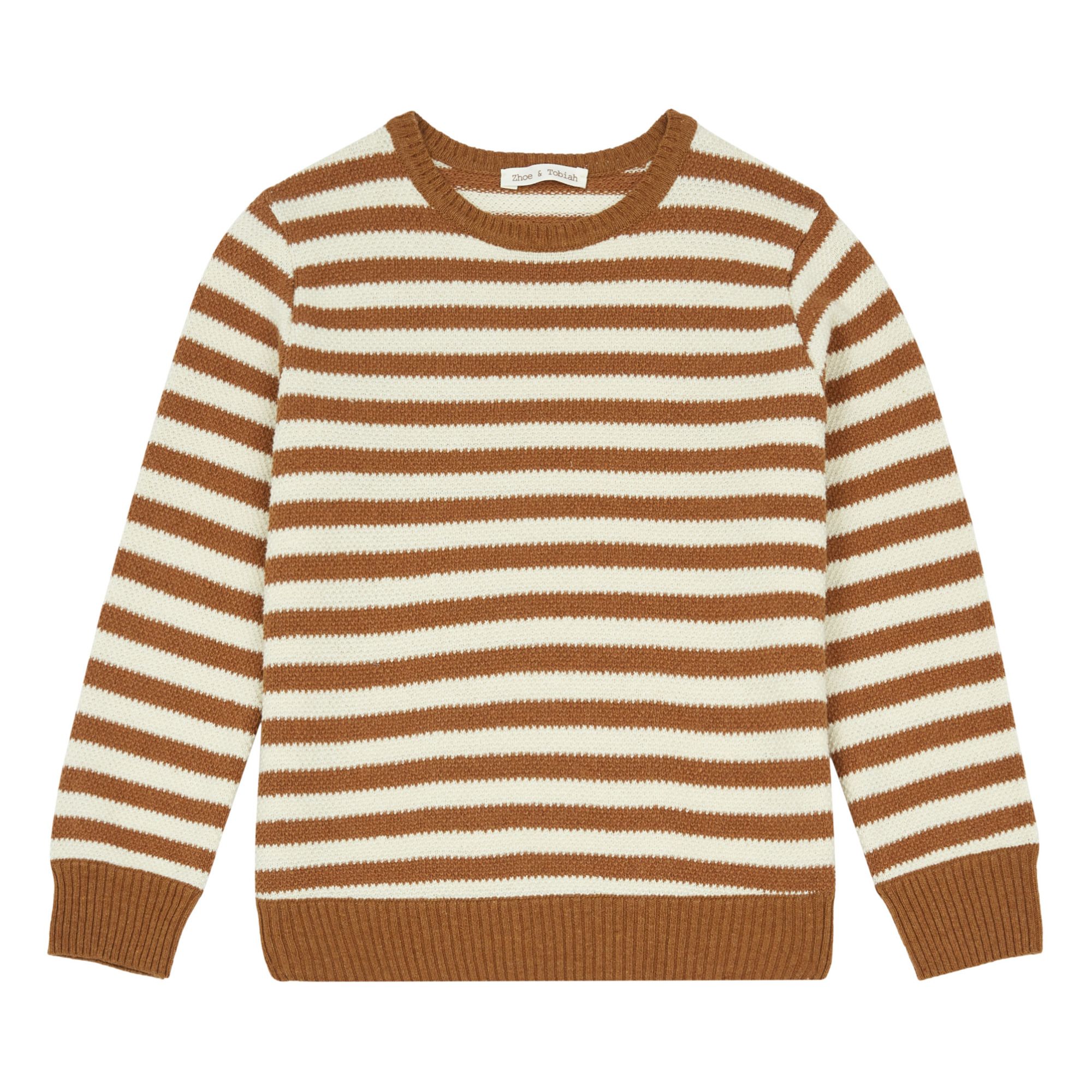 Striped Jumper Chocolate- Product image n°0