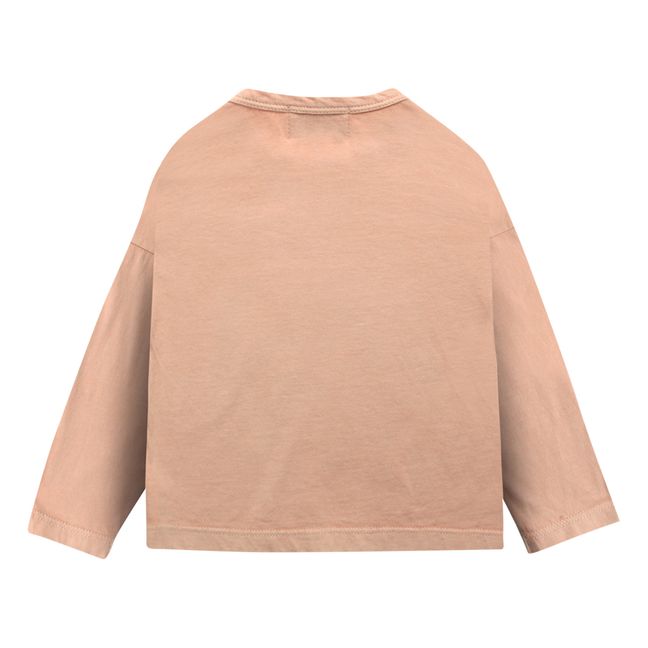 T-Shirt Coton Bio Pomme - Collection Iconic  | Abricot