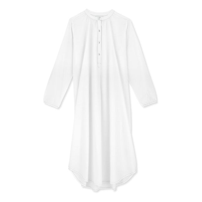 Camicia da notte lunga Maria | Bianco