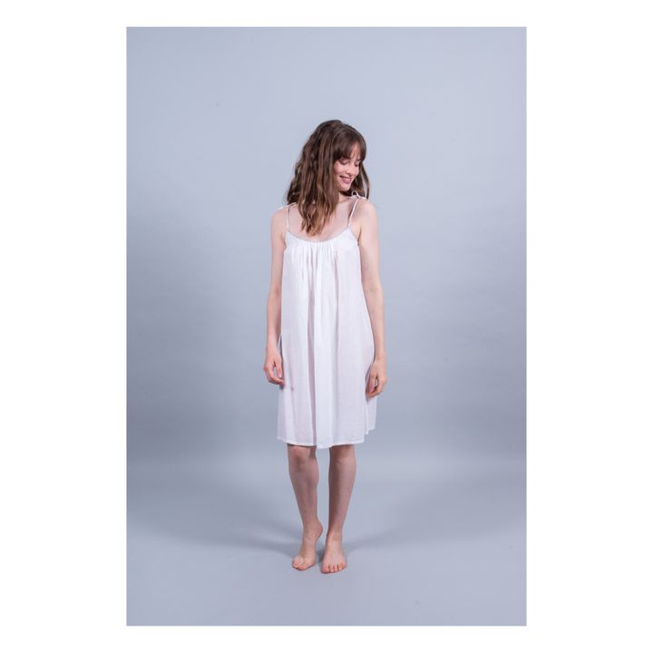 Langes Nachthemd Maria | Weiß- Produktbild Nr. 2