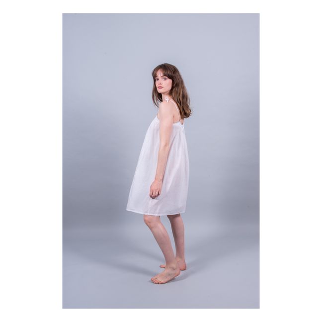 Maria Long Nightgown | Blanco