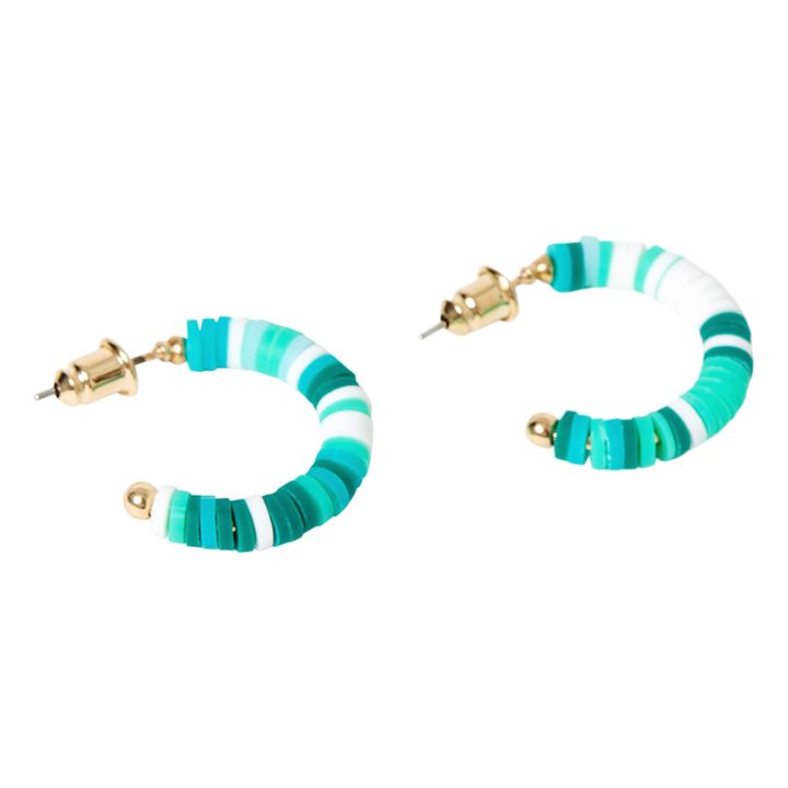Mini Festival Earrings | Green- Product image n°1