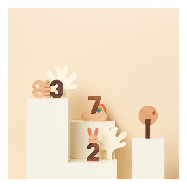 Blocchi numerici in legno