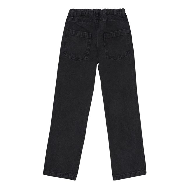 Pantalón Slim Denim de algodón orgánico Carotte | Negro