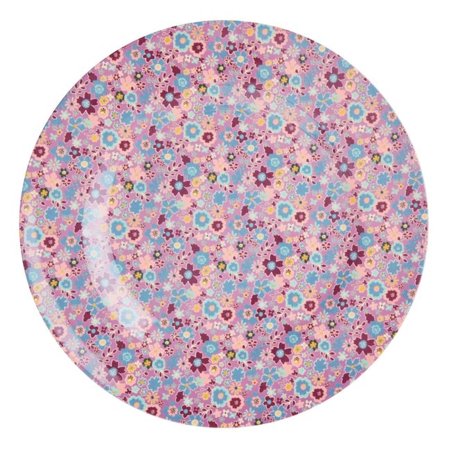 Liberty Lavender Fall Flowers Plate