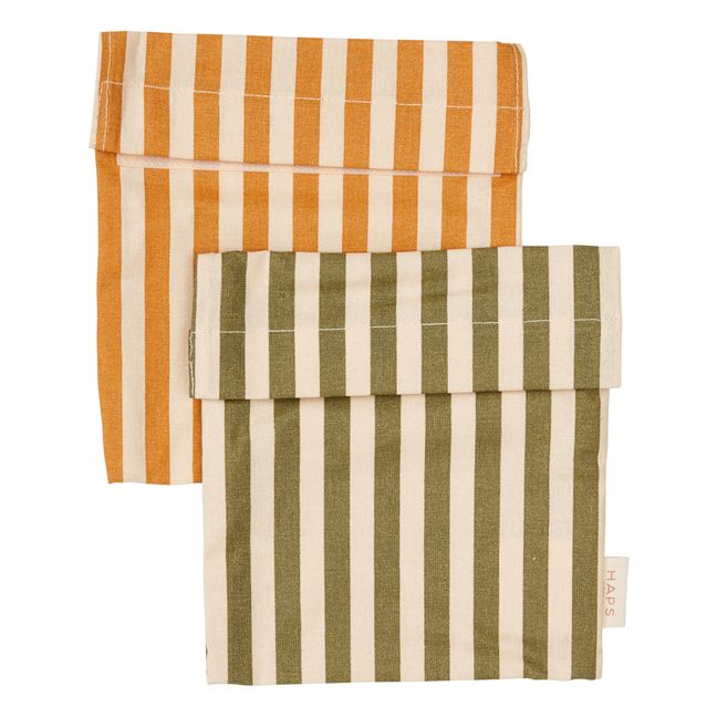 Borsa per panino - set di 2 | Giallo senape