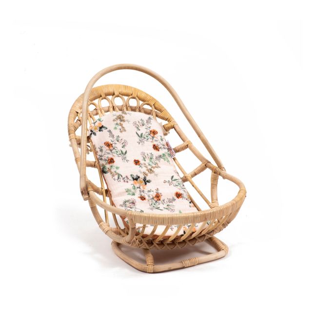 Doll Seat with Poetic Print Cushion for Babies Collection