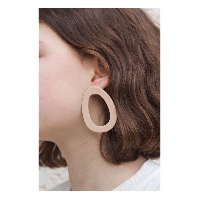 Ocean Beach Earrings | Nude