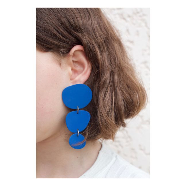 Cloud Earrings Azul