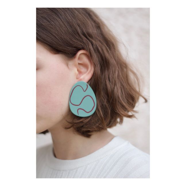 Boucles d'Oreilles Margaux | Vert