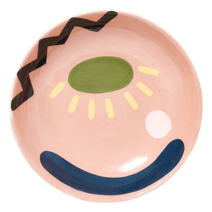 Milos Ceramic Shallow Bowl | Siena- Product image n°0
