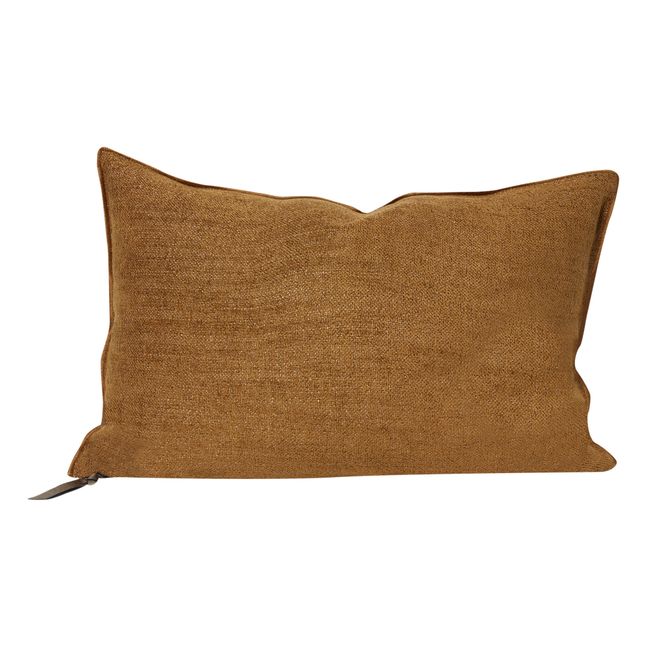Coussin vice versa en chenille vintage | Havane