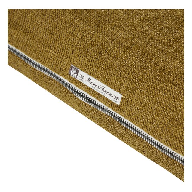 Coussin vice versa en chenille vintage | Bronze