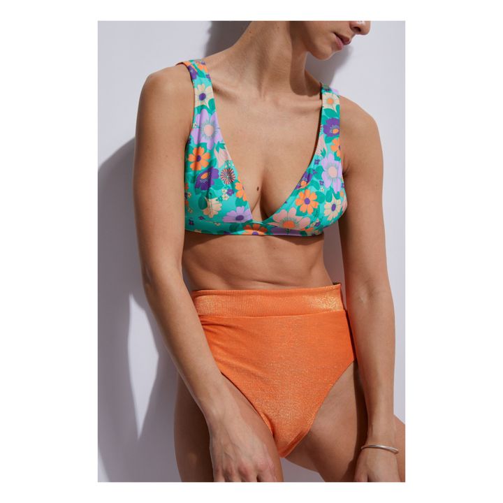 Top de bikini Fleuri Josephine Verde- Imagen del producto n°1