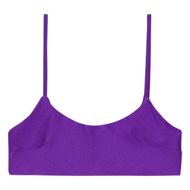 Alia Bikini Top Purple