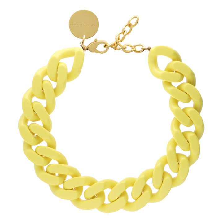 Flat Chain Necklace Amarillo- Imagen del producto n°0