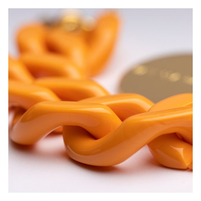 Bracelet Flat Chain | Orange