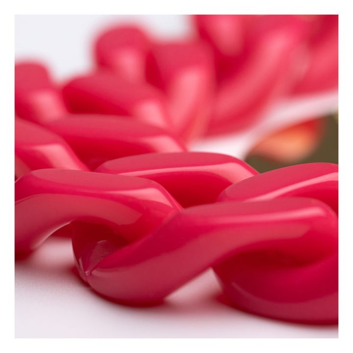 Flat Chain Bracelet Rosa fluo- Immagine del prodotto n°1