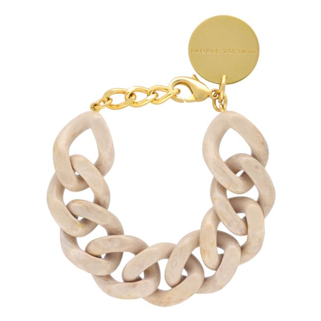 Bracelet Flat Chain Beige