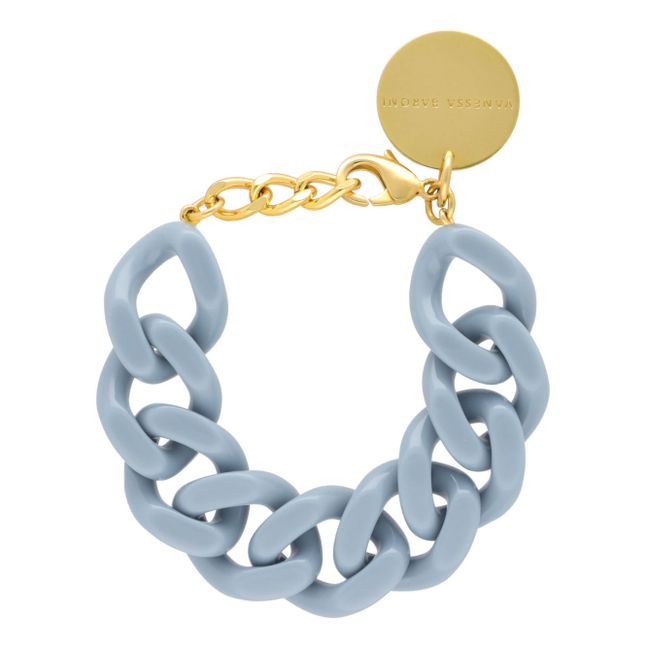 Bracelet Flat Chain | Bleu