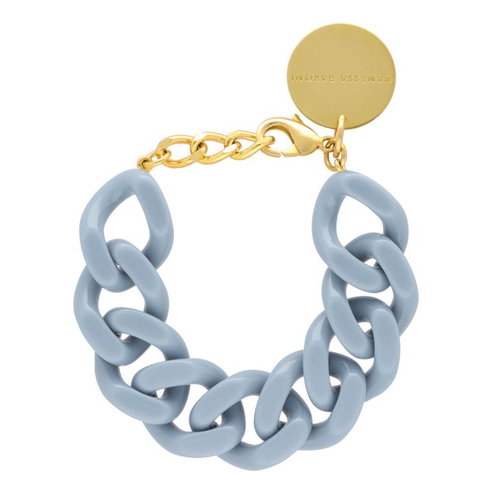 Bracelet Flat Chain Bleu- Image produit n°0