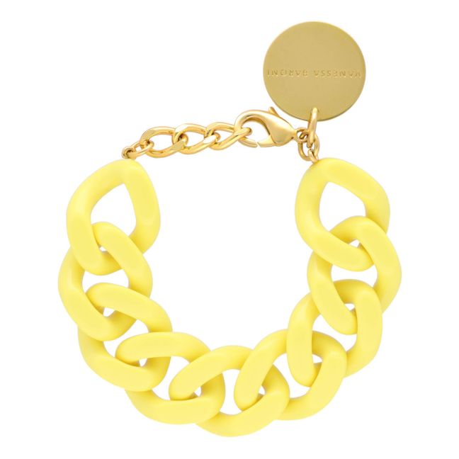 Bracelet Flat Chain | Jaune