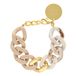 Flat Chain Multicolour Bracelet  Beige- Miniature produit n°0