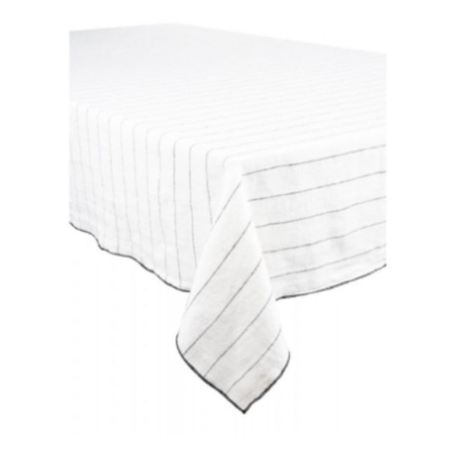 Calvi Washed Linen Tablecloth | White
