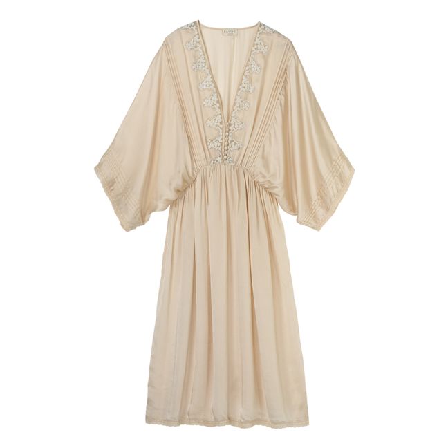 Robe de Nuit Honeysuckle - Collection Femme - Blanc cassé