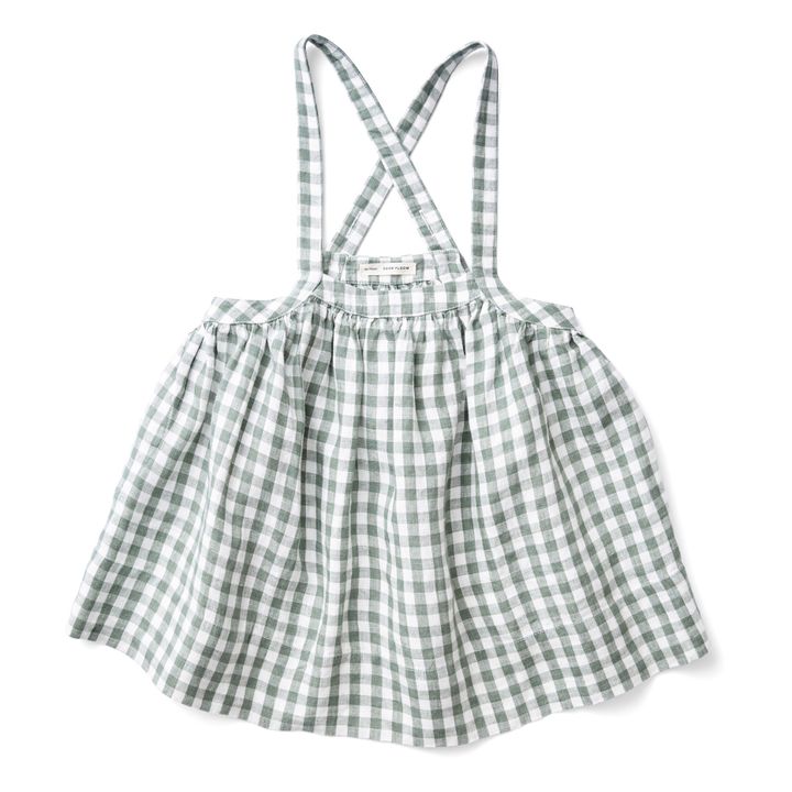 Soor Ploom - Eloise Linen Apron Dress - Green | Smallable