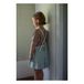 Eloise Linen Apron Dress Verde- Miniatura del prodotto n°6
