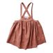 Eloise Linen Apron Dress Dusty Pink- Miniature produit n°0