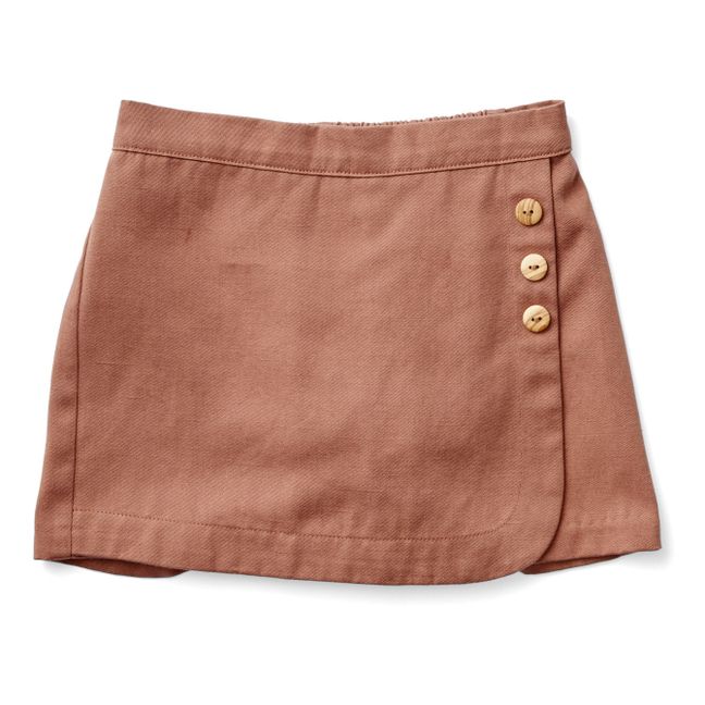 Olive Organic Cotton and Linen Culottes Dusty Pink