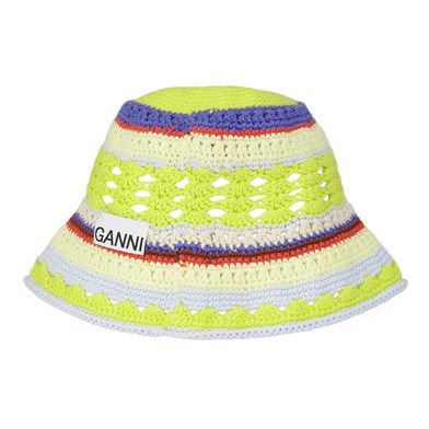 Organic Cotton Crochet Bucket Hat Amarillo