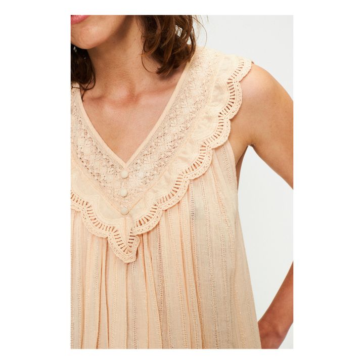 Thyme Nightgown - Women’s Collection  | Rosa Melocotón- Imagen del producto n°3