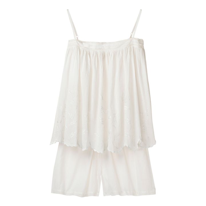 Lily Pyjama Set - Women’s Collection - Blanco- Imagen del producto n°0