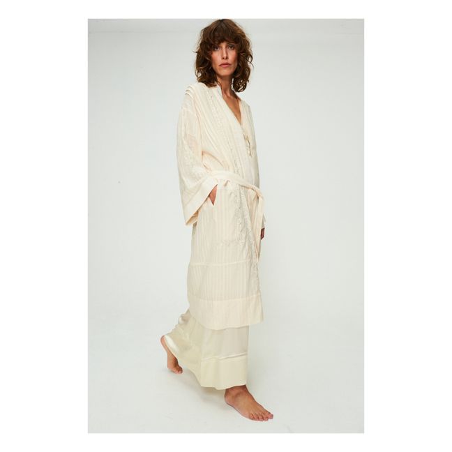 Peignoir Peony - Collection Femme  | Ecru
